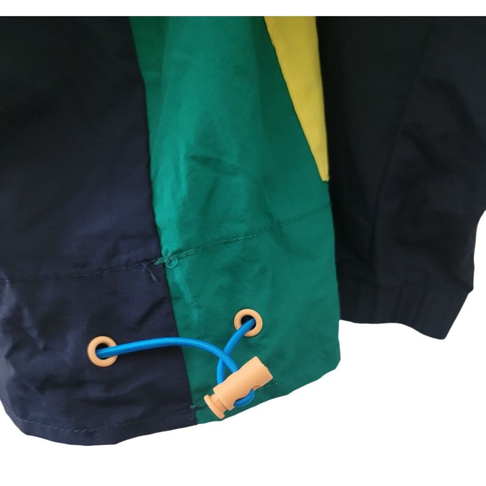 Vintage CLUB ROOM Colorblock Hooded Windbreaker Jacket Anorak Unisex Sz M - Picture 6 of 10